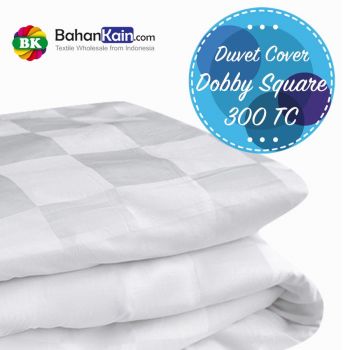 Duvet Cover Premium Cotton Dobby Square 300 TC